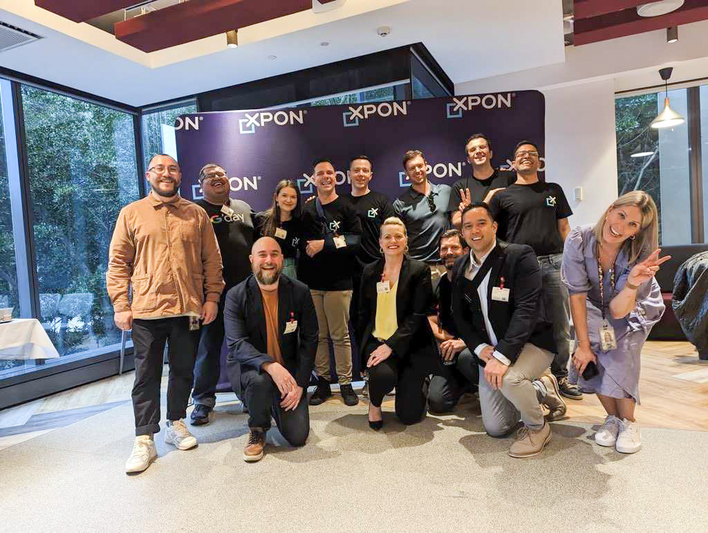 XPON team at an event