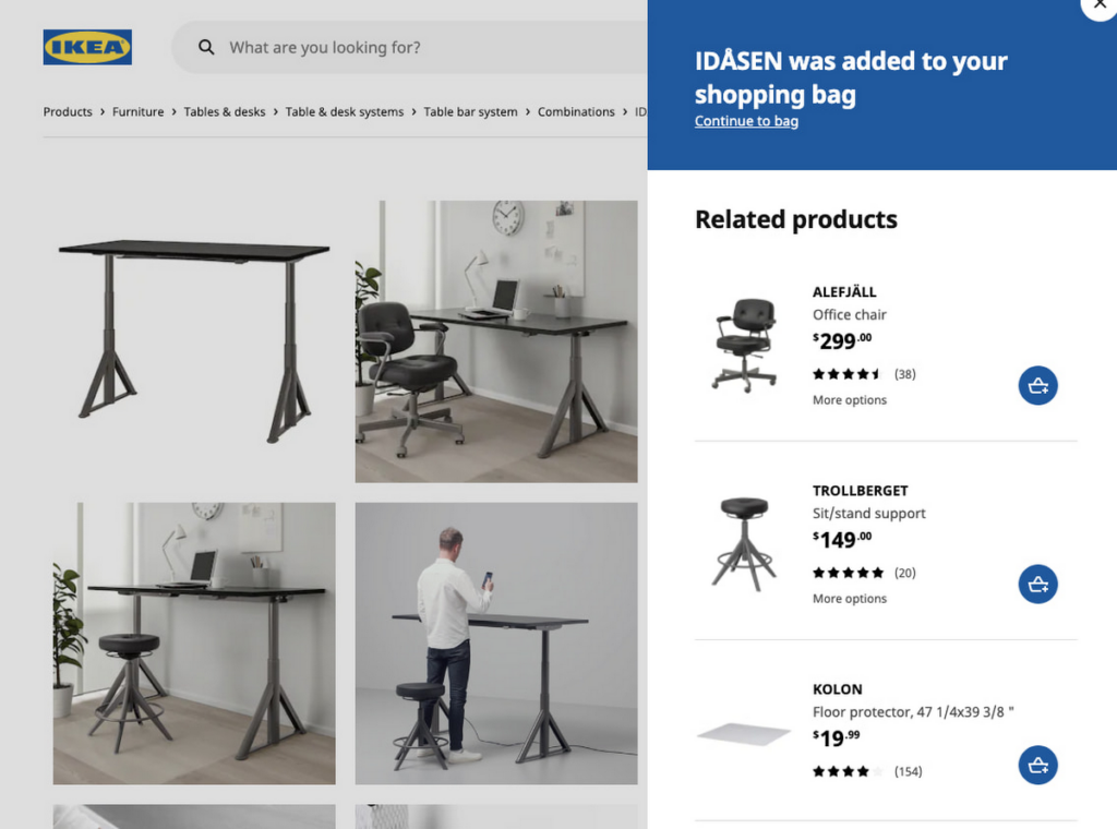 IKEA Website Shopping Experience