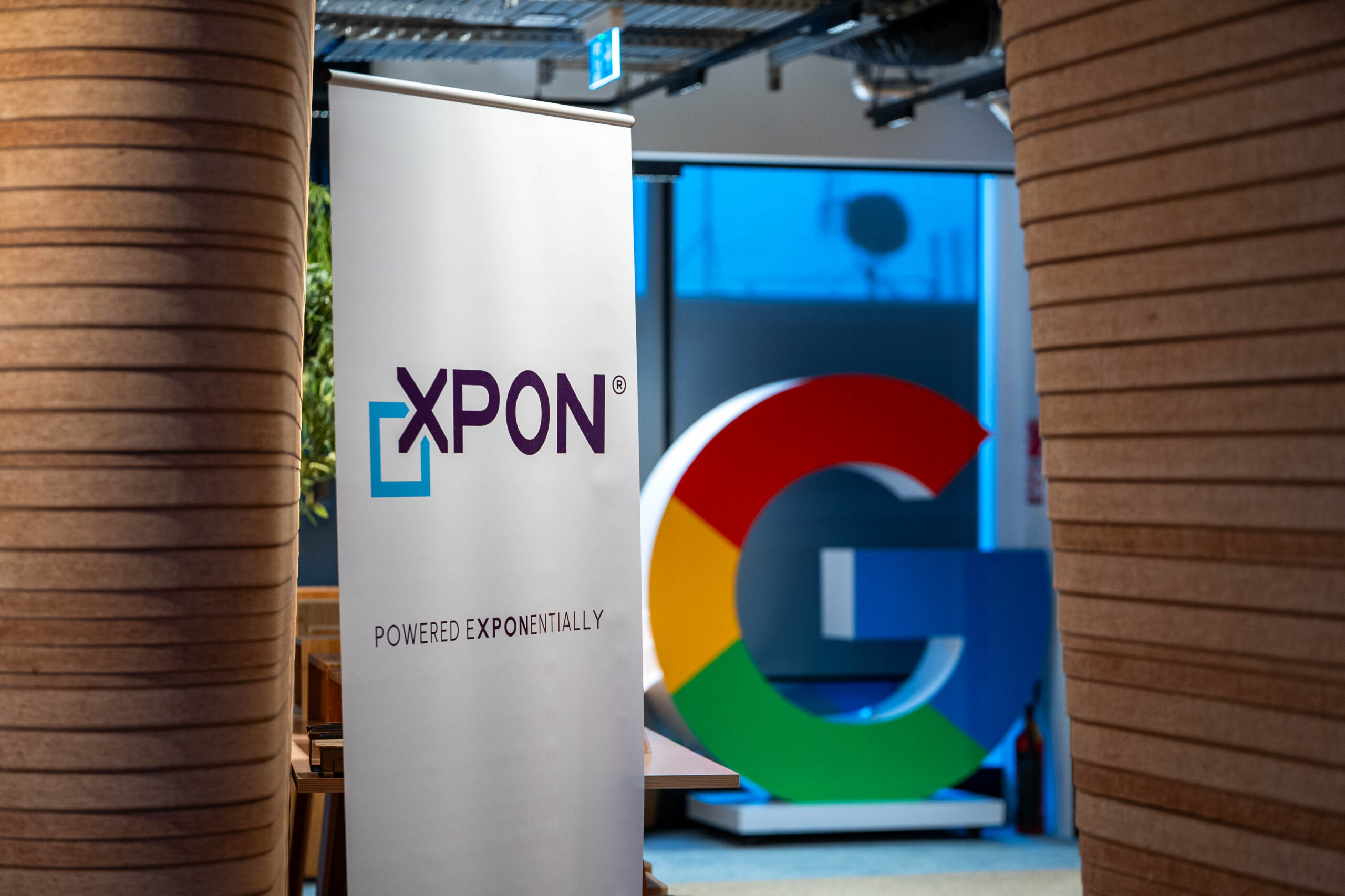 XPON and Google branding at IAB NZ event
